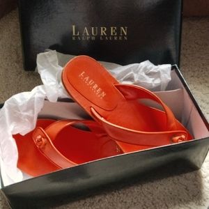 Ralph Lauren leather sandals size 6.5 USA
